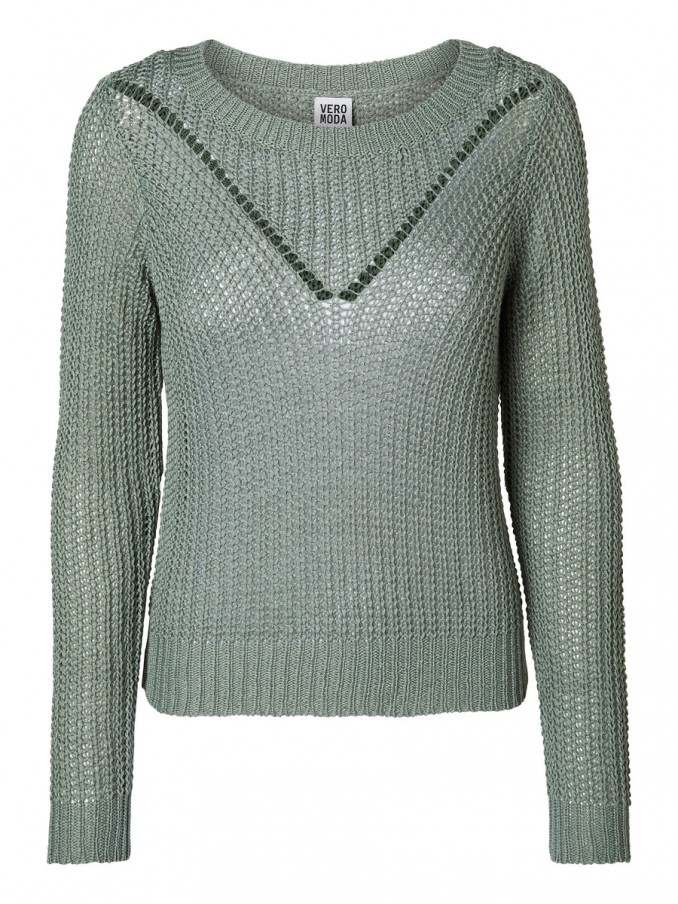 Knitwear Woman Green Vero Moda