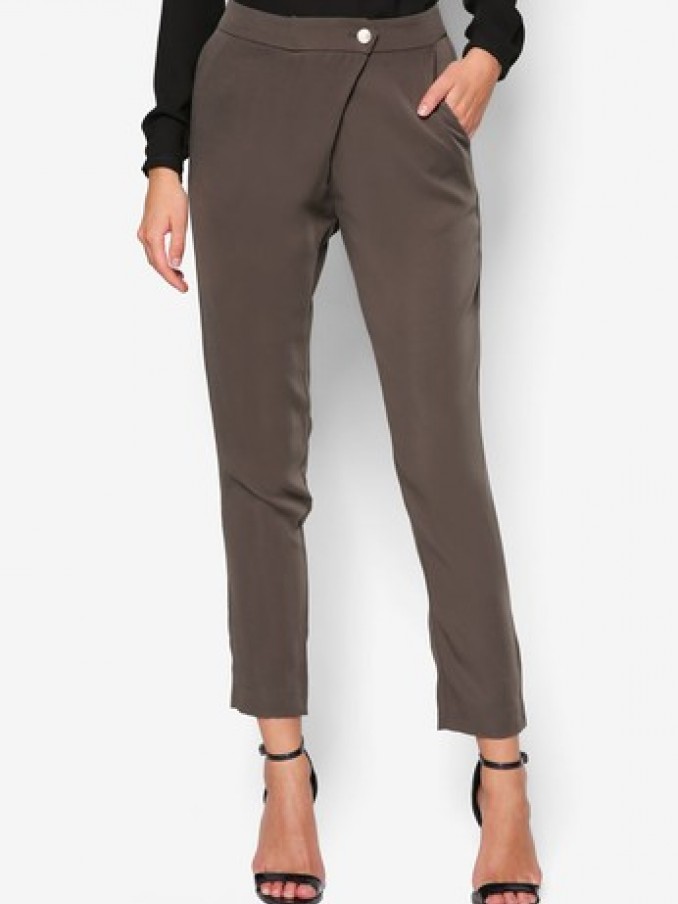 Pants Woman Green Vero Moda