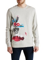 Sweatshirt Man Grey Jack & Jones Sweatshirt Man Grey Jack & Jones