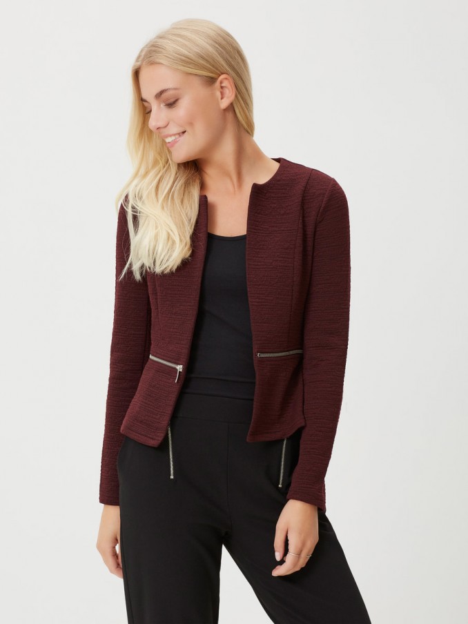 Blazer Mujer Burdeos Vero Moda