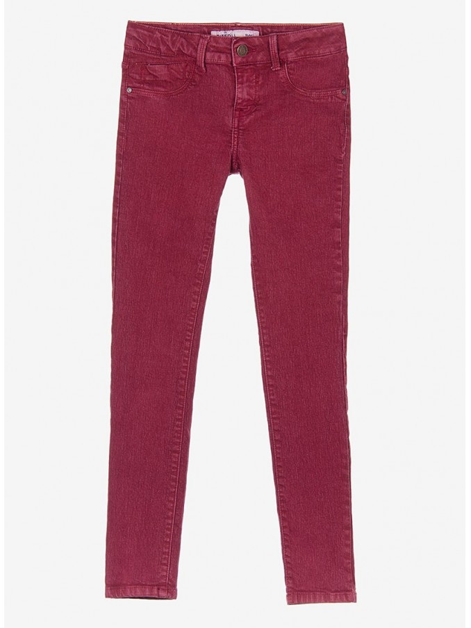 Pantalones Niña Burdeos Tiffosi Kids