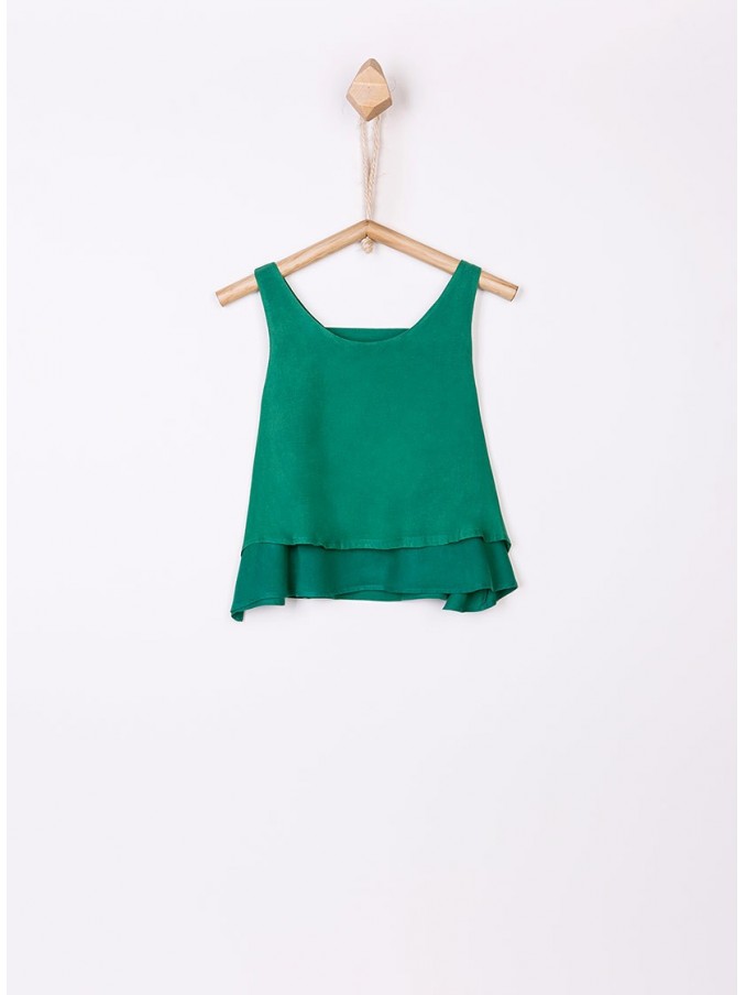 Shirt Girl Green Tiffosi Kids