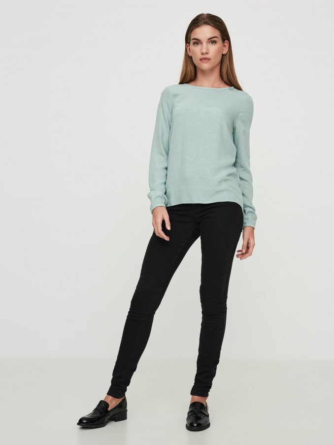 Blusa Mujer Agua Verde Vero Moda