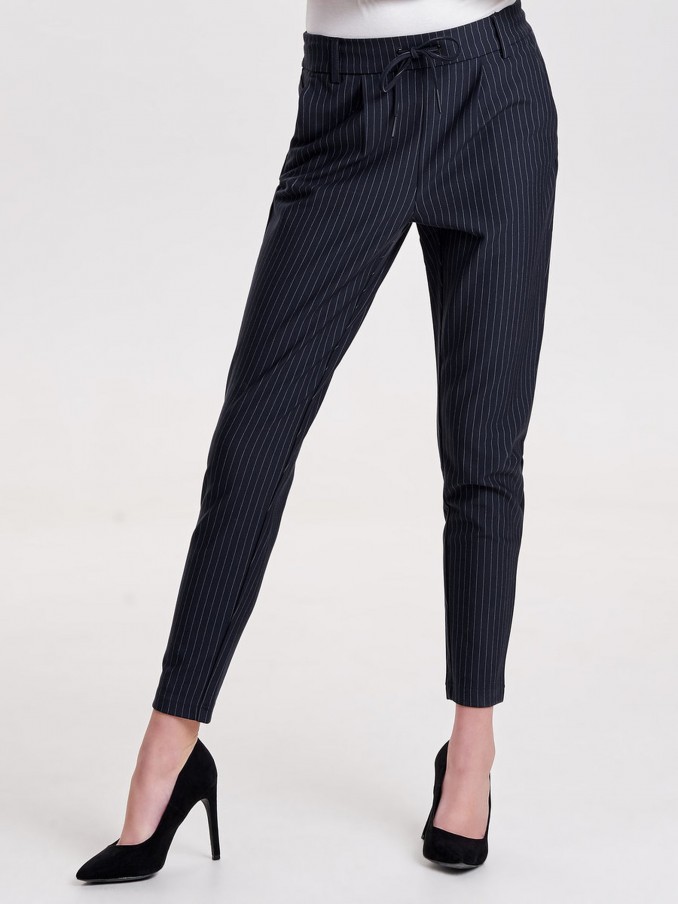 Pants Woman Navy Blue Only