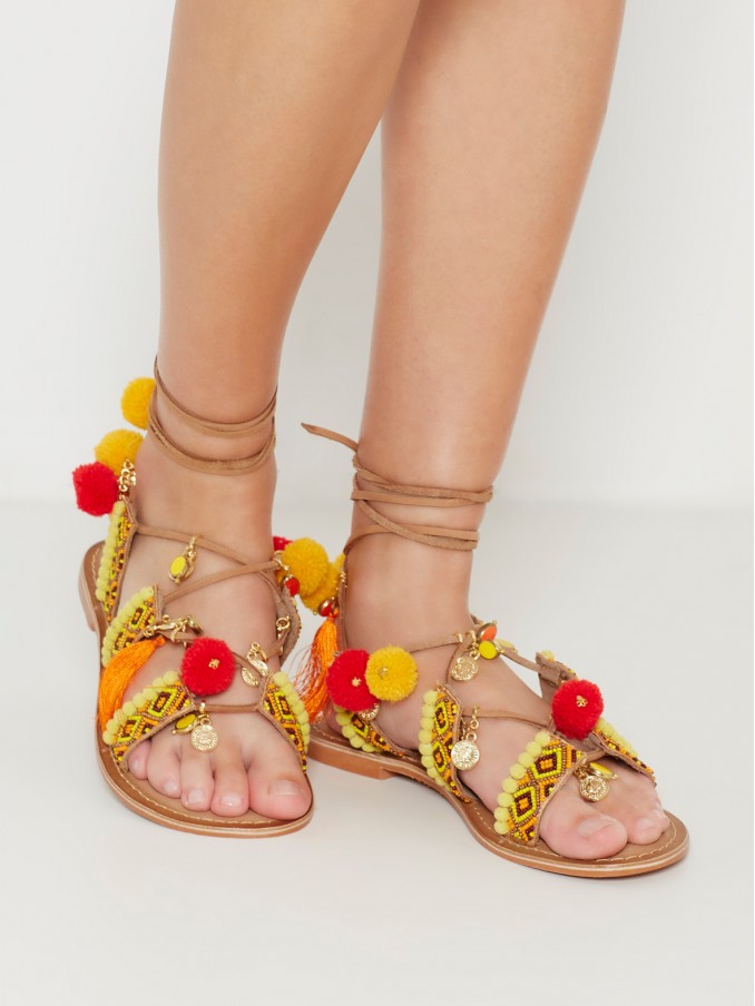 Sandals Woman Yellow Vero Moda