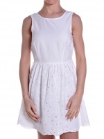 Vestido Mujer Blanco Vero Moda Vestido Mujer Blanco Vero Moda