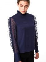 Blusa Mujer Azul Marino Vero Moda Blusa Mujer Azul Marino Vero Moda
