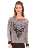 Sweatshirt Woman Grey Vero Moda Sweatshirt Woman Grey Vero Moda
