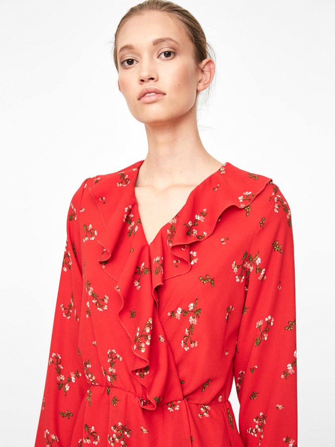 Dress Woman Red Vero Moda