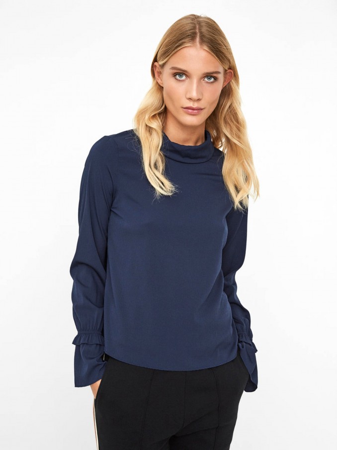 Blusa Mujer Azul Marino Vero Moda