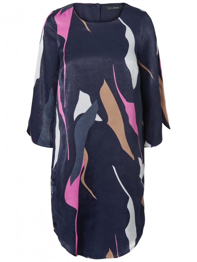 Vestido Mujer Azul Marino Vero Moda