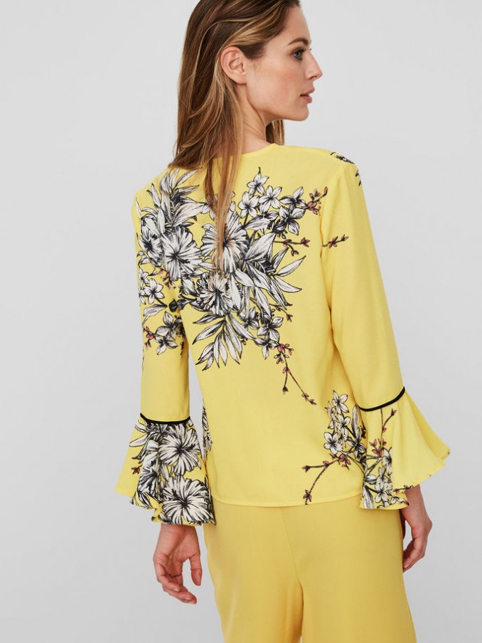 Blusa Mujer Amarillo Vero Moda