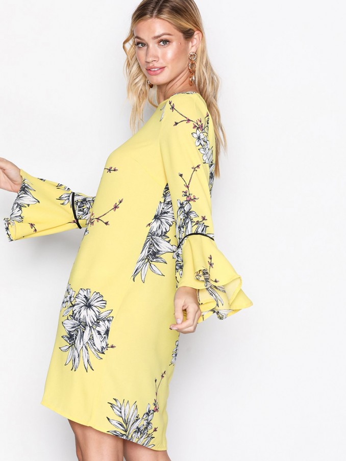 Vestido Mujer Amarillo Vero Moda