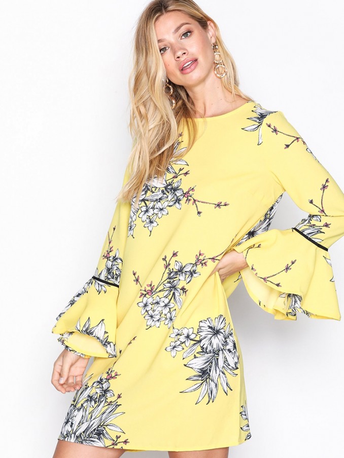 Vestido Mujer Amarillo Vero Moda
