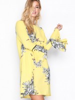 Vestido Mujer Amarillo Vero Moda Vestido Mujer Amarillo Vero Moda