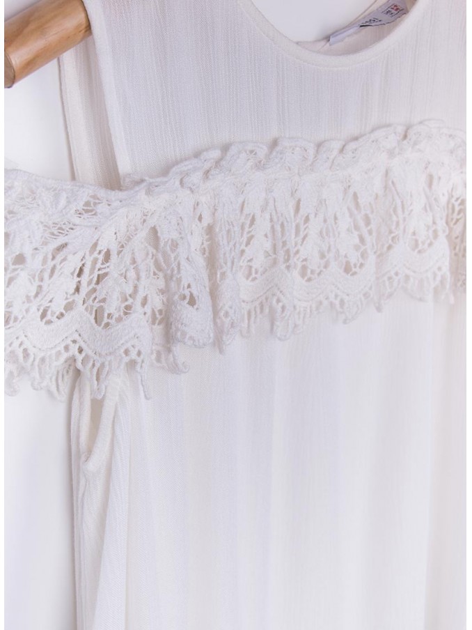 Blusa Niña Crema Tiffosi Kids