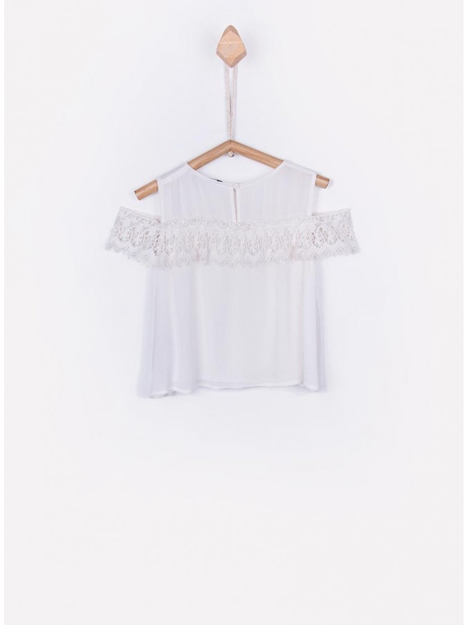 Blusa Niña Crema Tiffosi Kids
