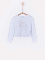 Sweatshirt Niña Blanco Tiffosi Kids Sweatshirt Niña Blanco Tiffosi Kids