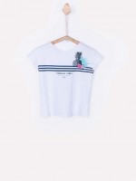 T-Shirt Girl White Tiffosi Kids T-Shirt Girl White Tiffosi Kids