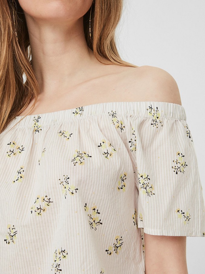 Shirt Woman Beige Vero Moda