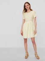 Vestido Mujer Amarillo Vero Moda Vestido Mujer Amarillo Vero Moda