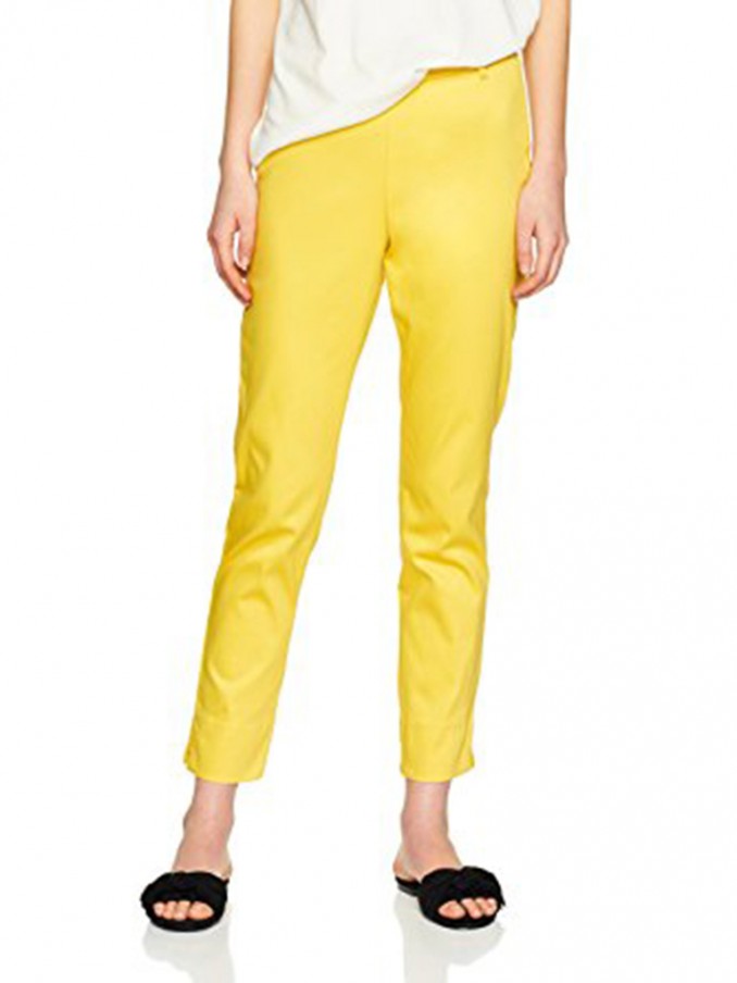 Pants Woman Yellow Vero Moda