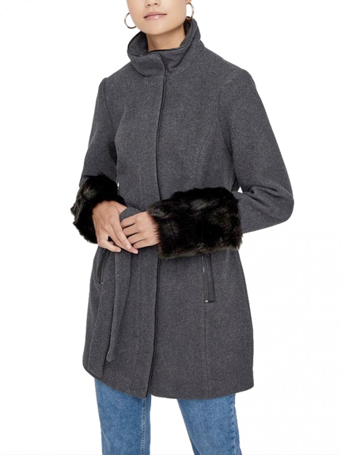 Jacket Woman Dark Grey Vero Moda