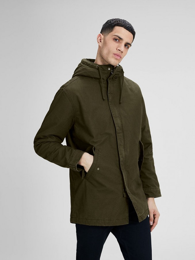 Chaqueta Hombre Verde Oscuro Produkt
