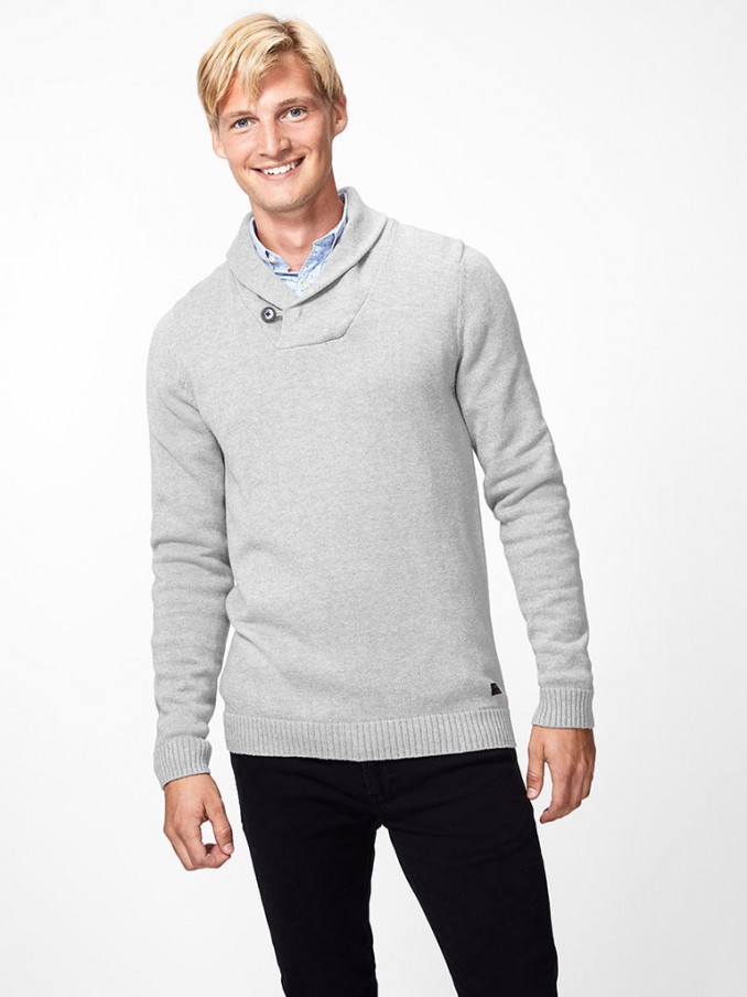 Prendas de Punto Hombre Gris Jack & Jones