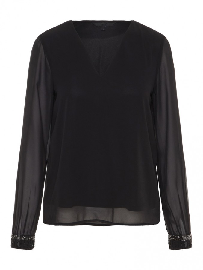 Shirt Woman Black Vero Moda