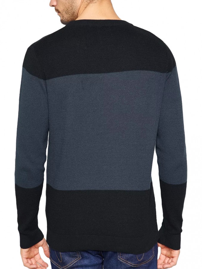 Knitwear Man Navy Blue Produkt