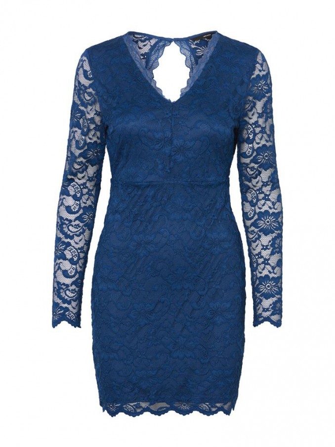 Vestido Mujer Azul Vero Moda