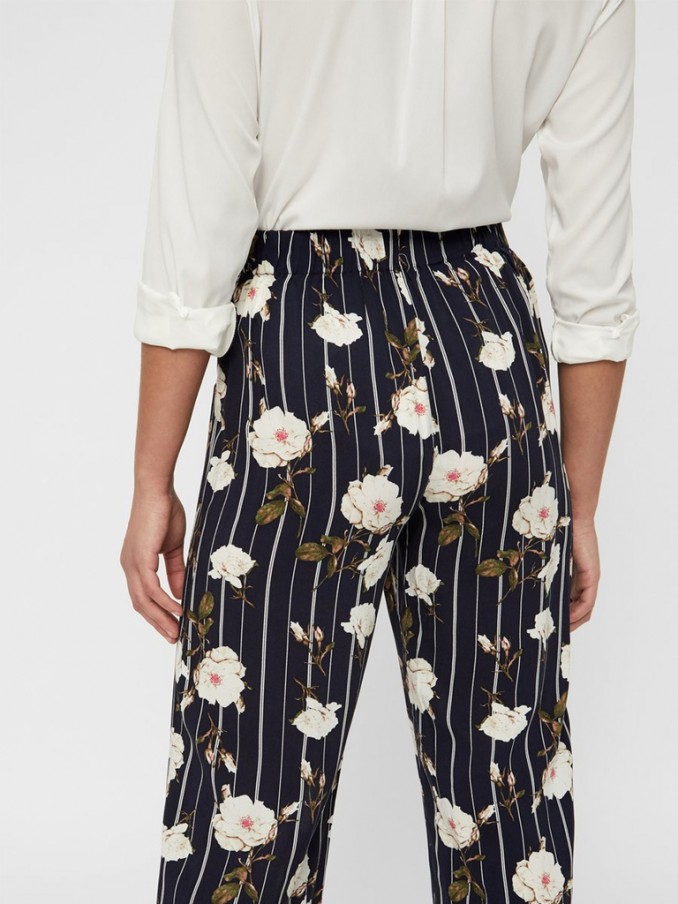 Pantalones Mujer Azul Marino Vero Moda