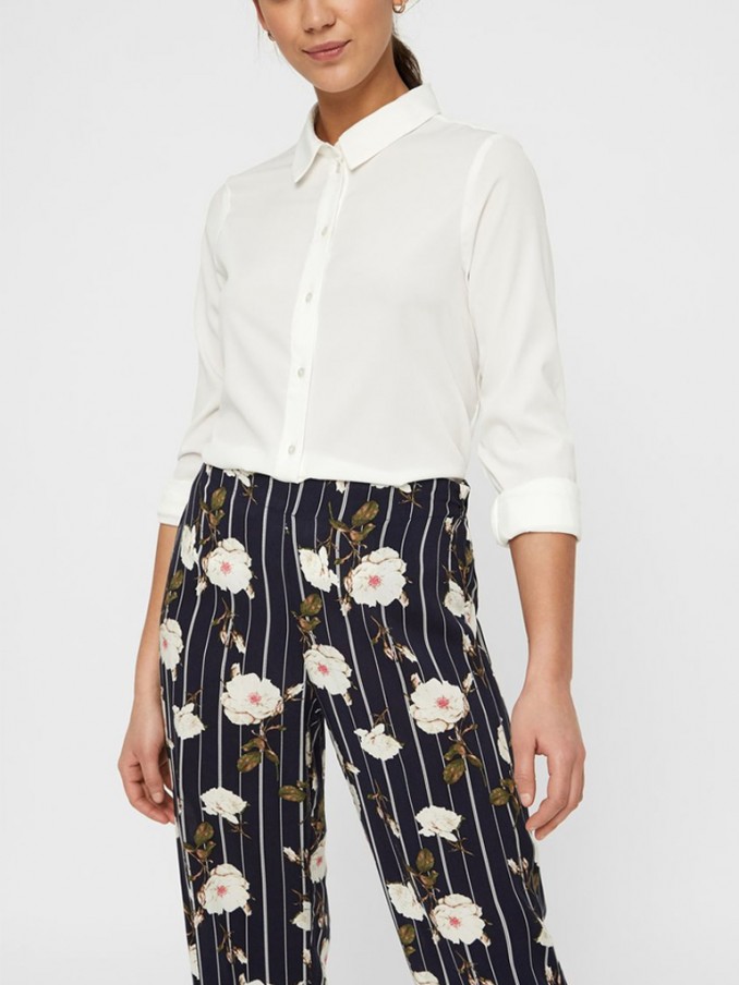 Pantalones Mujer Azul Marino Vero Moda