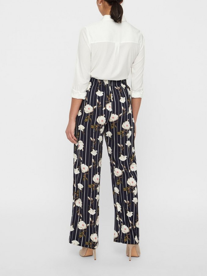 Pantalones Mujer Azul Marino Vero Moda