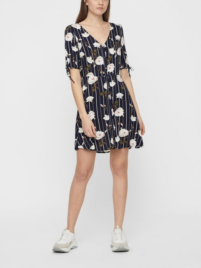 Vestido Mujer Azul Marino Vero Moda