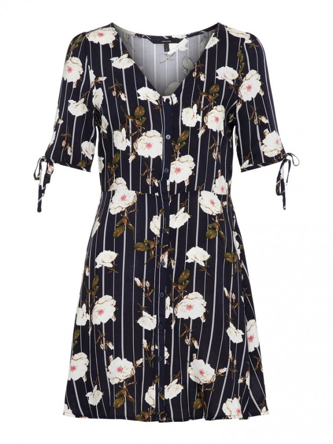Vestido Mujer Azul Marino Vero Moda