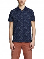Polo Shirt Man Navy Blue Jack & Jones Polo Shirt Man Navy Blue Jack & Jones