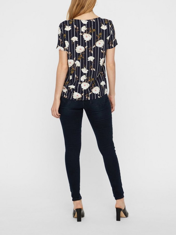 Blusa Mujer Azul Marino Vero Moda