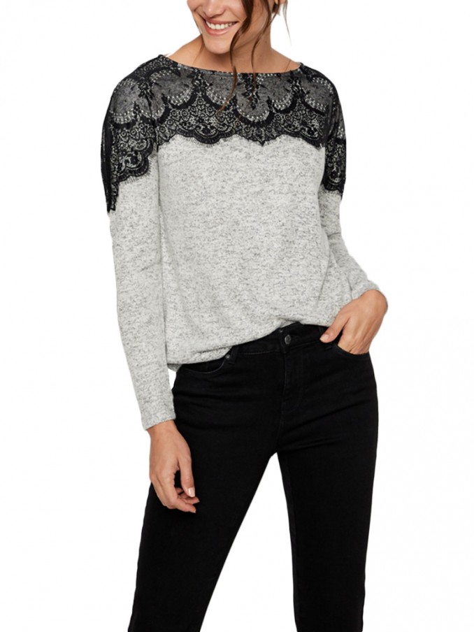 Knitwear Woman Grey Vero Moda