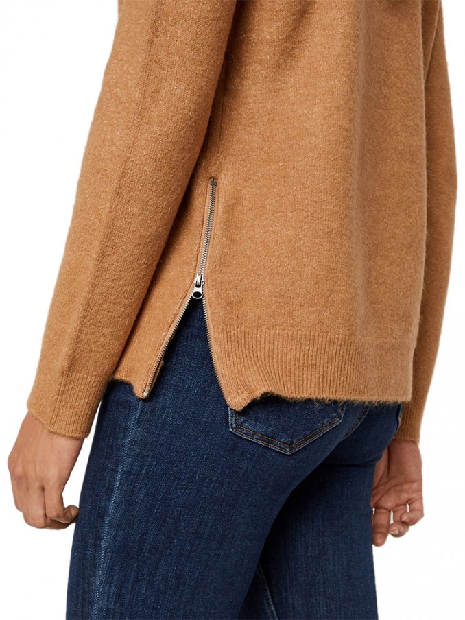 Knitwear Woman Camel Vero Moda