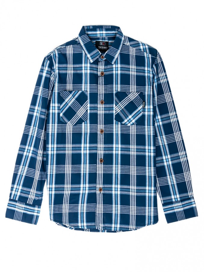 Shirt Boy Navy Blue Tiffosi Kids