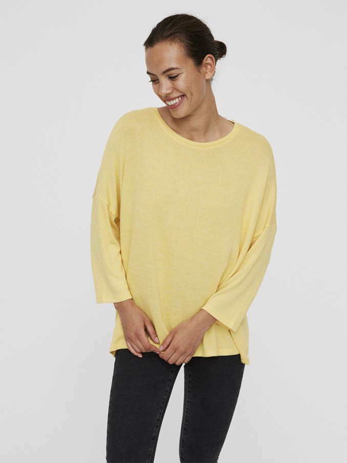 Prendas de Punto Mujer Amarillo Vero Moda