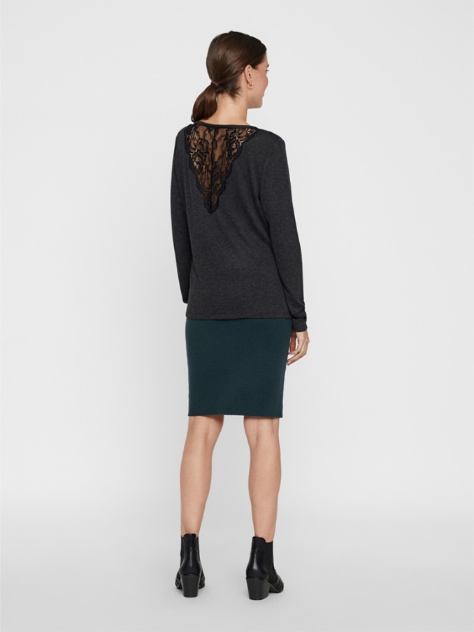 Prendas de Punto Mujer Gris Oscuro Vero Moda