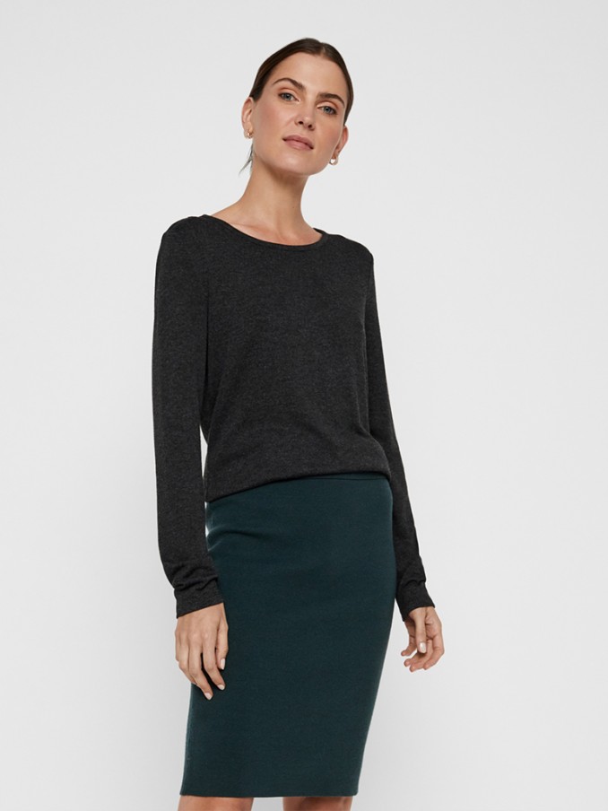 Prendas de Punto Mujer Gris Oscuro Vero Moda