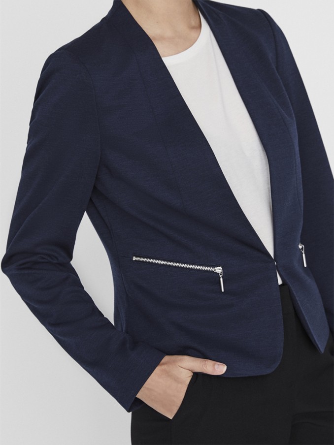 Blazer Mujer Azul Marino Vero Moda