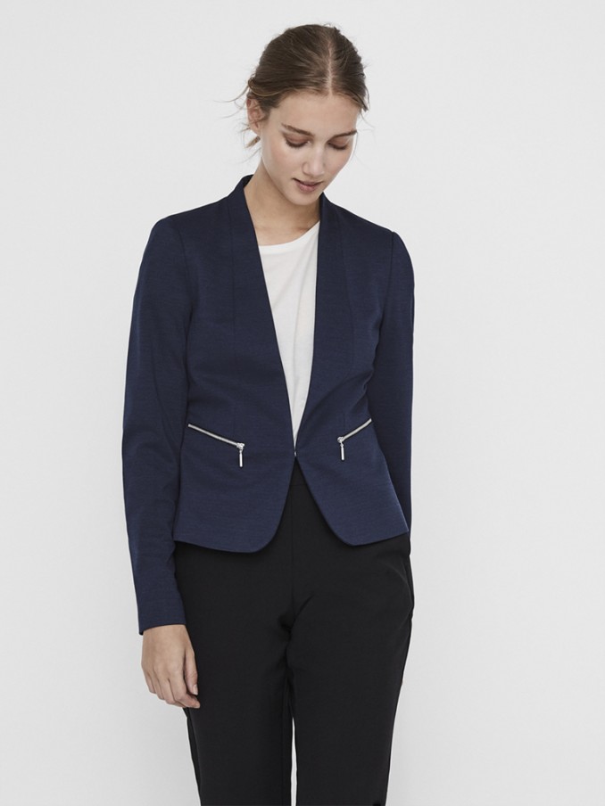 Blazer Mujer Azul Marino Vero Moda