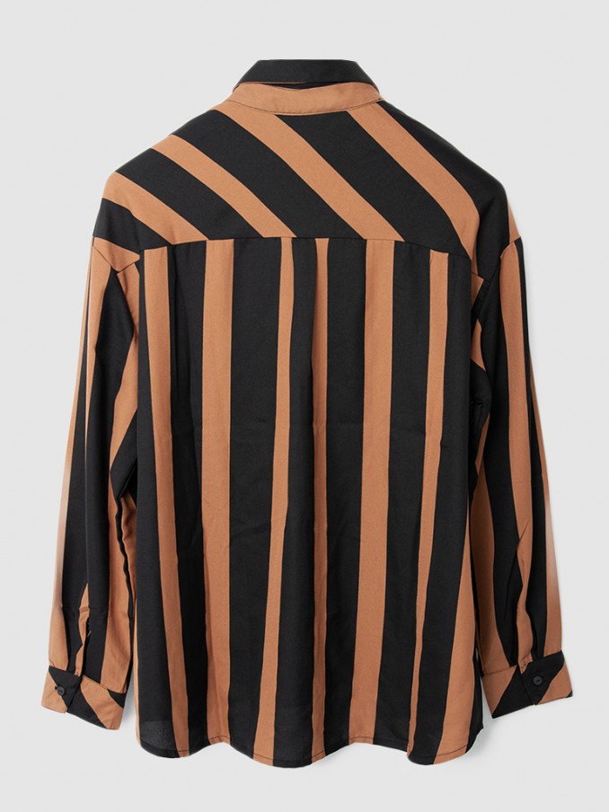 Shirt Woman Black Stripe Only