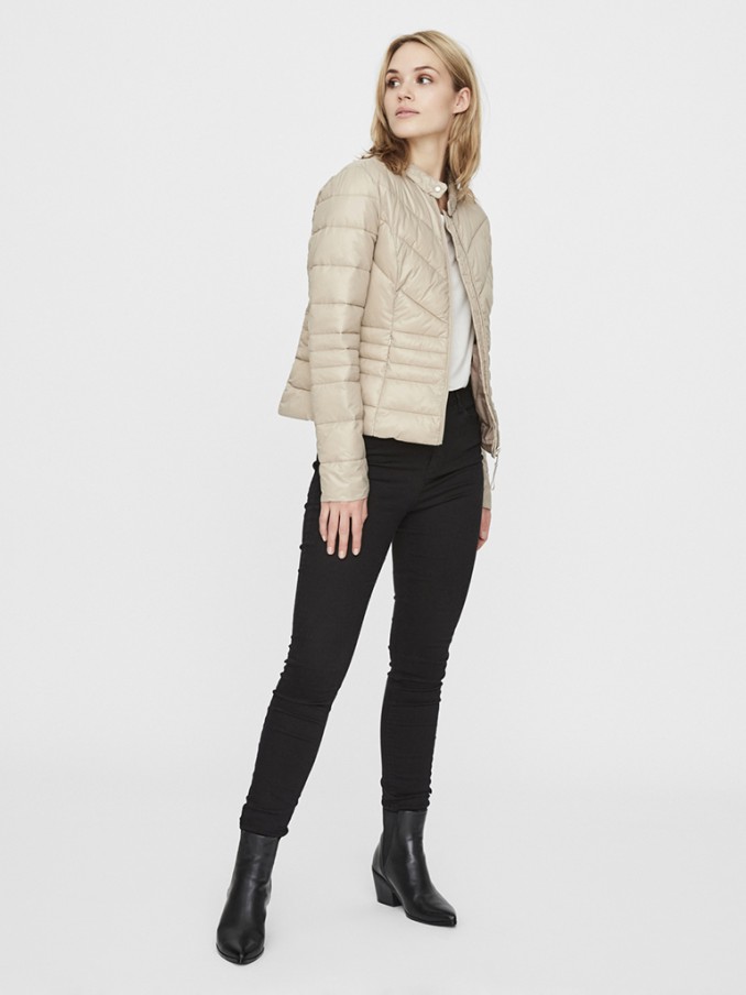 Chaqueta Mujer Beige Vero Moda