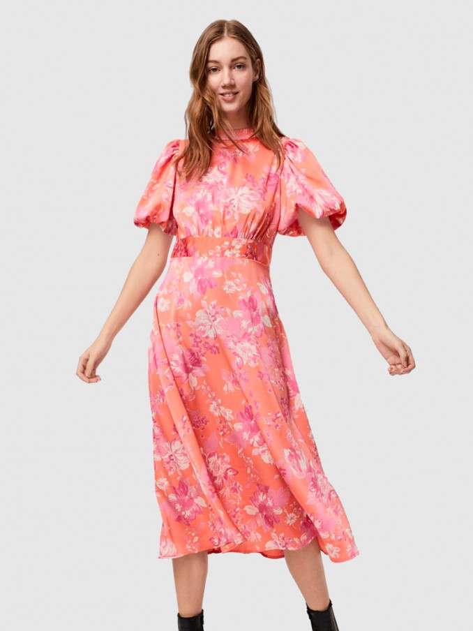 Dress Woman Orange Vero Moda